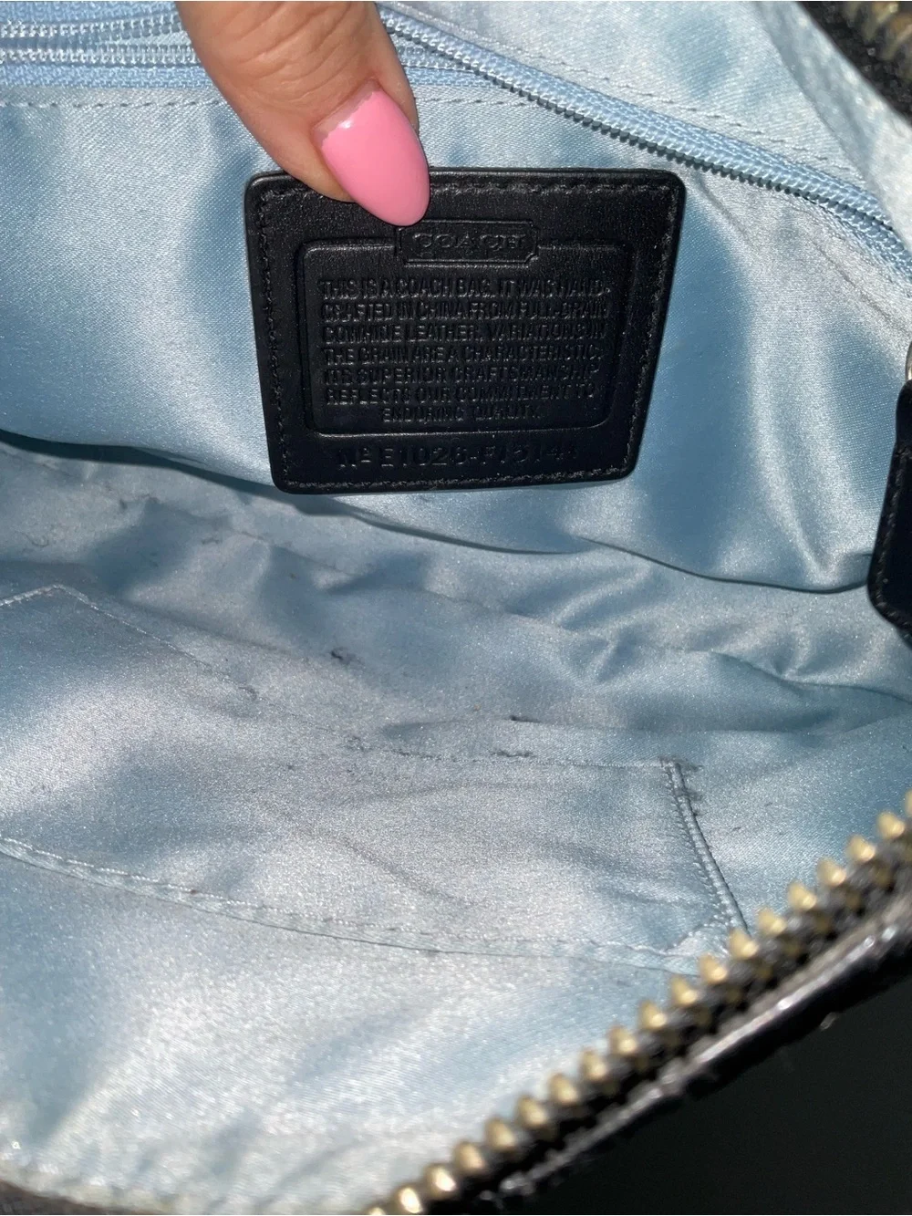 Coach Black Leather Shoulder SOHO Hobo Bag